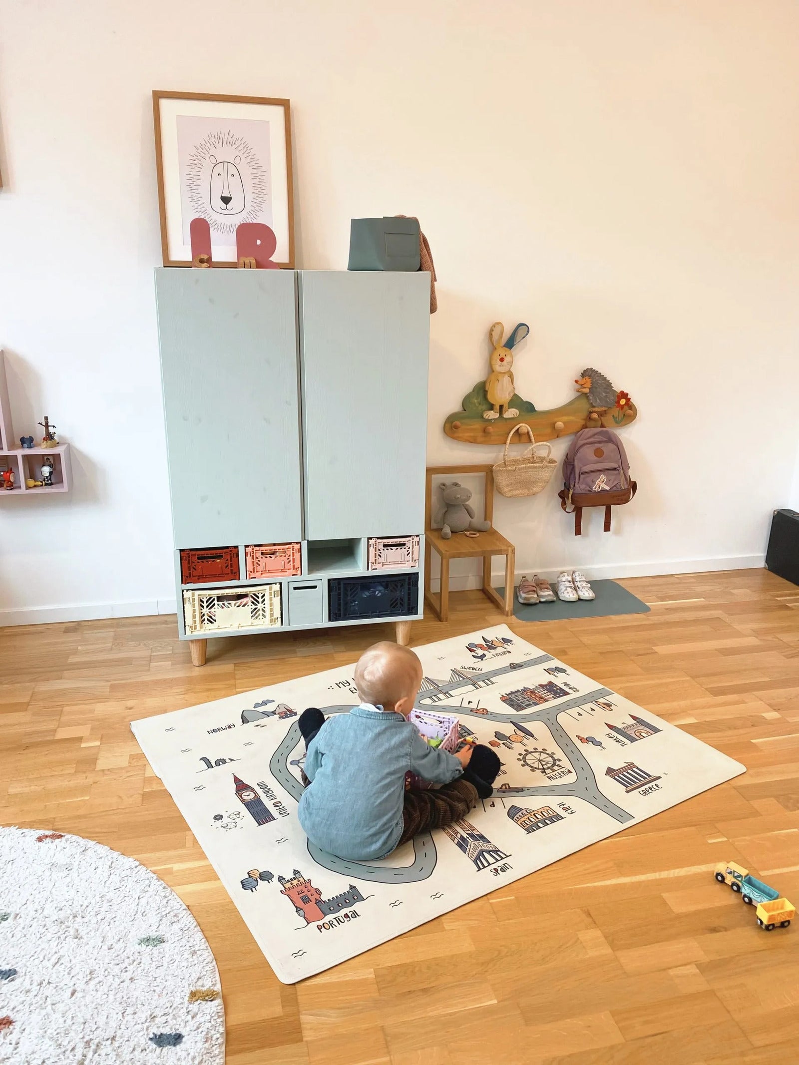 Spielteppich Stadt Kinderzimmer