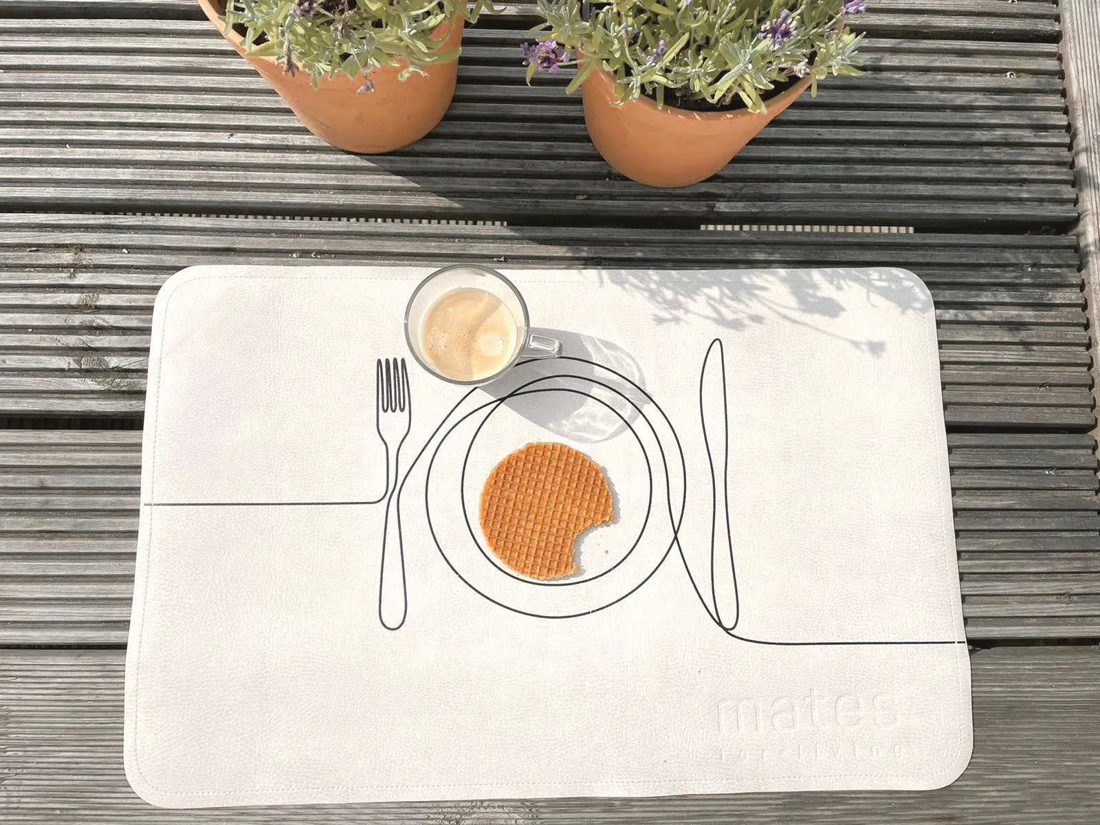 Abwischbare Schutzunterlage 35 × 55 cm für Zuhause