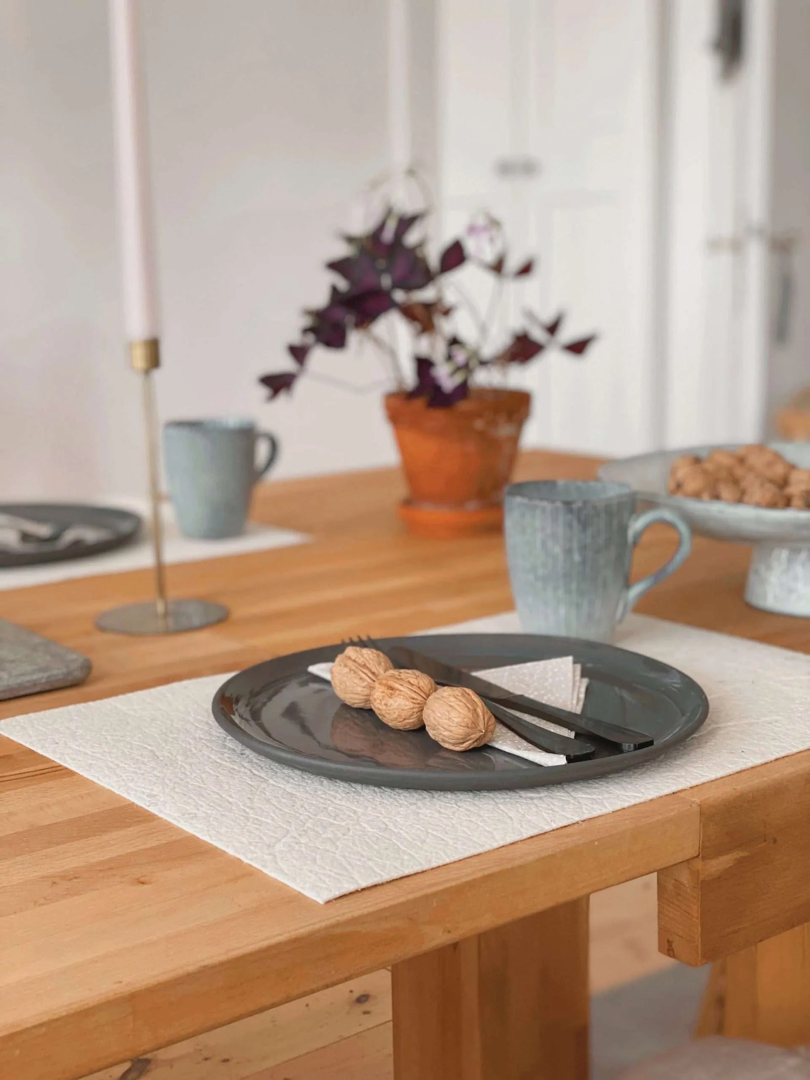 Platzset Ananasleder