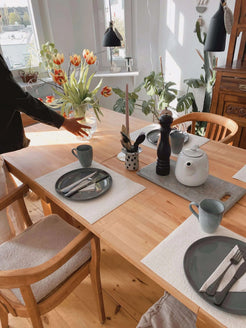 Platzset Ananasleder