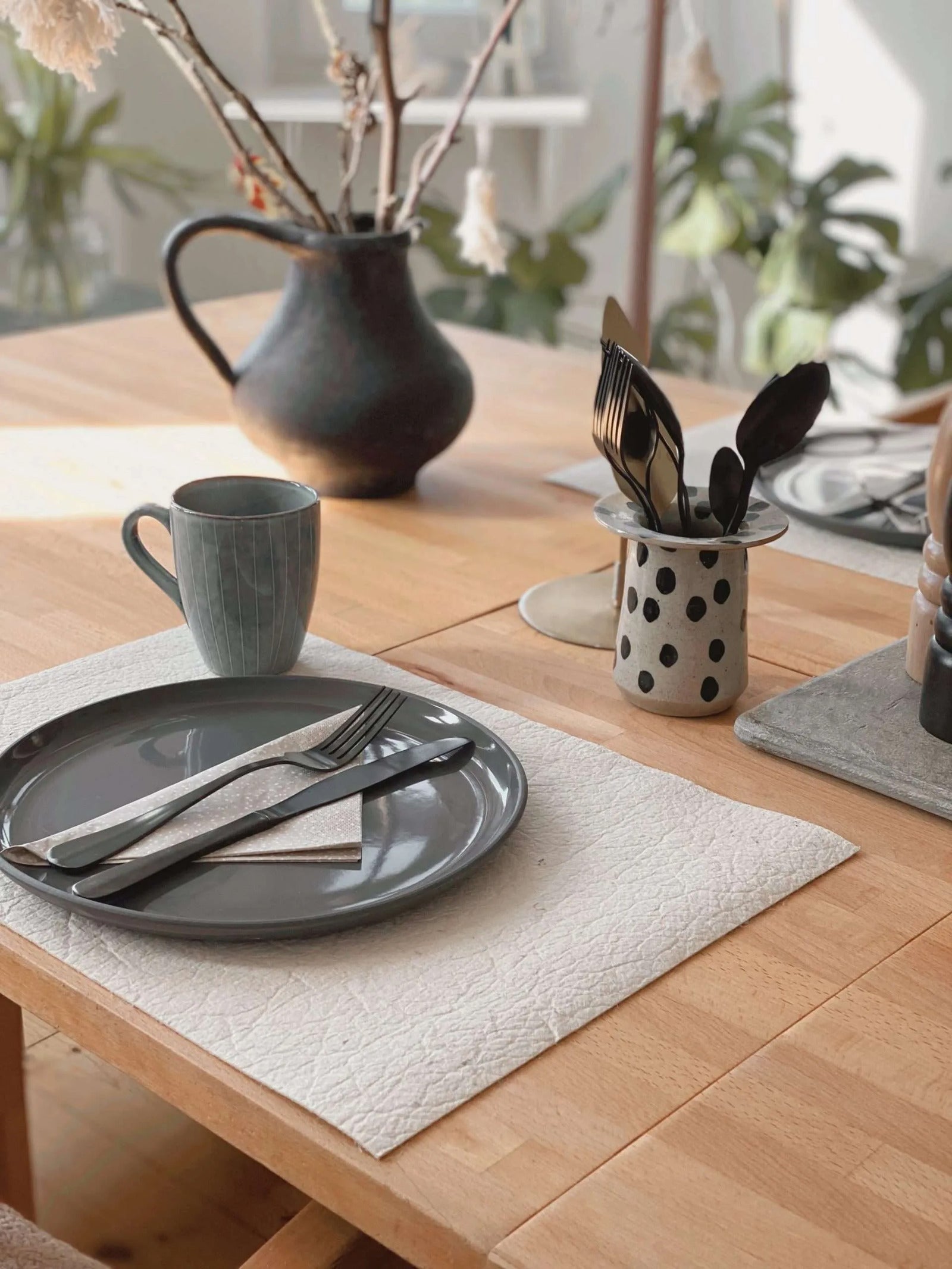 Platzset Ananasleder