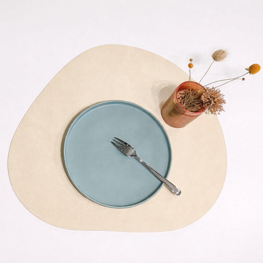 Abwischbares Design-Tischset Pebble für Dinner, Kaffee und Alltag