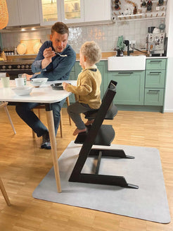 Bodenschutzmatte 100 × 100 cm als stilvolle Alternative zur Plastikmatte
