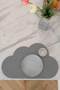 Abwischbares Tischset Wolke für Essen, Backen, Kneten und Basteln