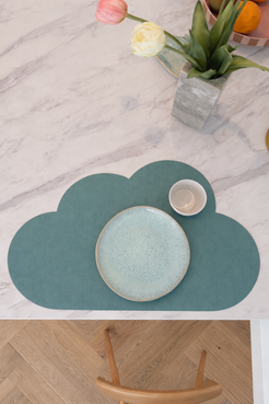 Wolke Platzset im Soft LederLook für Kinder und Familien