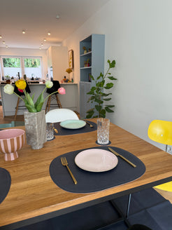 Tischset oval als pflegeleichte Alternative zu Stoff-Tischsets