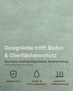 Vorteile der mates vor living Bodenschutzmatte fußbodenheizung