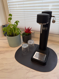 wasserabweisender Oberflächenschutz unter Soda Stream und aarke